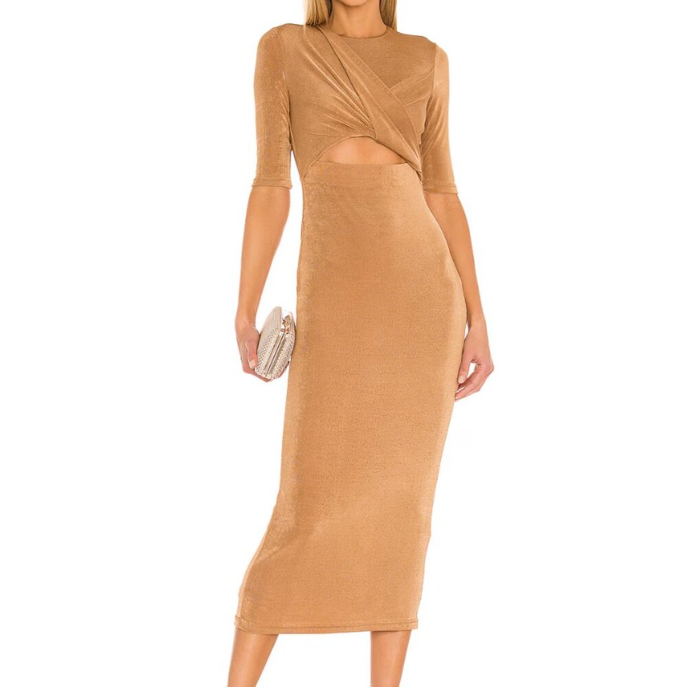 Significant Other Mila dress in SAND/Brown - Sz US 8/ Aus 12